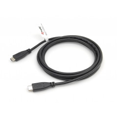 128888 CABLE USB 3 M USB 2.0 USB C NEGRO