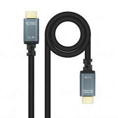 CABLE HDMI 2.1 IRIS 8K A/M-A/M, NEGRO, 0.5 M