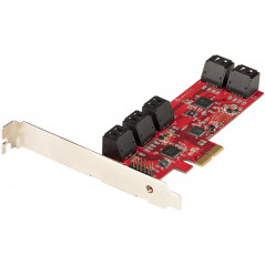 TARJETA PCIE CONTROLADORA SATA DE 10 PUERTOS - TARJETA DE EXPANSIÓN PCI EXPRESS SATA - 6GBPS - PERFI