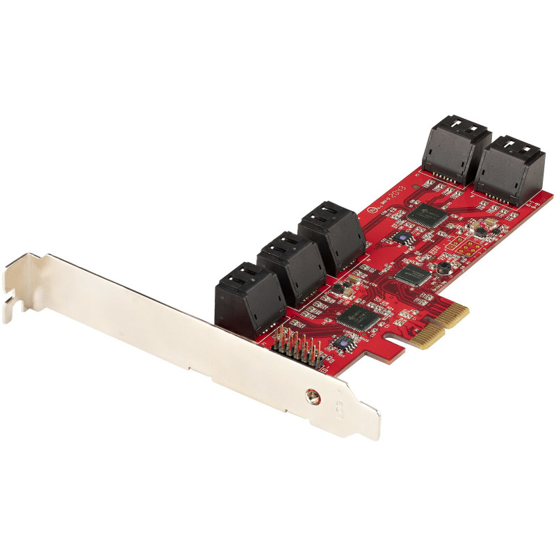 TARJETA PCIE CONTROLADORA SATA DE 10 PUERTOS - TARJETA DE EXPANSIÓN PCI EXPRESS SATA - 6GBPS - PERFI