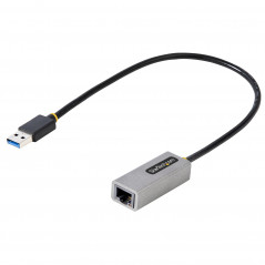 ADAPTADOR USB A ETHERNET, USB 3.0 A ETHERNET GIGABIT DE 10/100/1000 PARA PORTÁTILES, CON CABLE INCOR