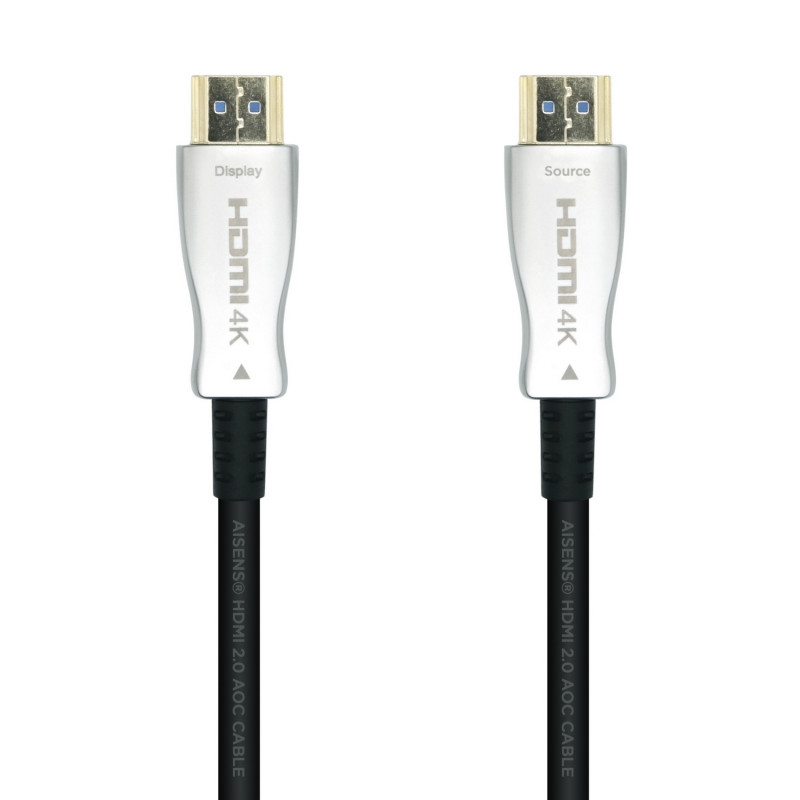 CABLE HDMI V2.0 AOC PREMIUM ALTA VELOCIDAD / HEC 4K@60HZ 18GBPS, A/M-A/M, NEGRO, 20M