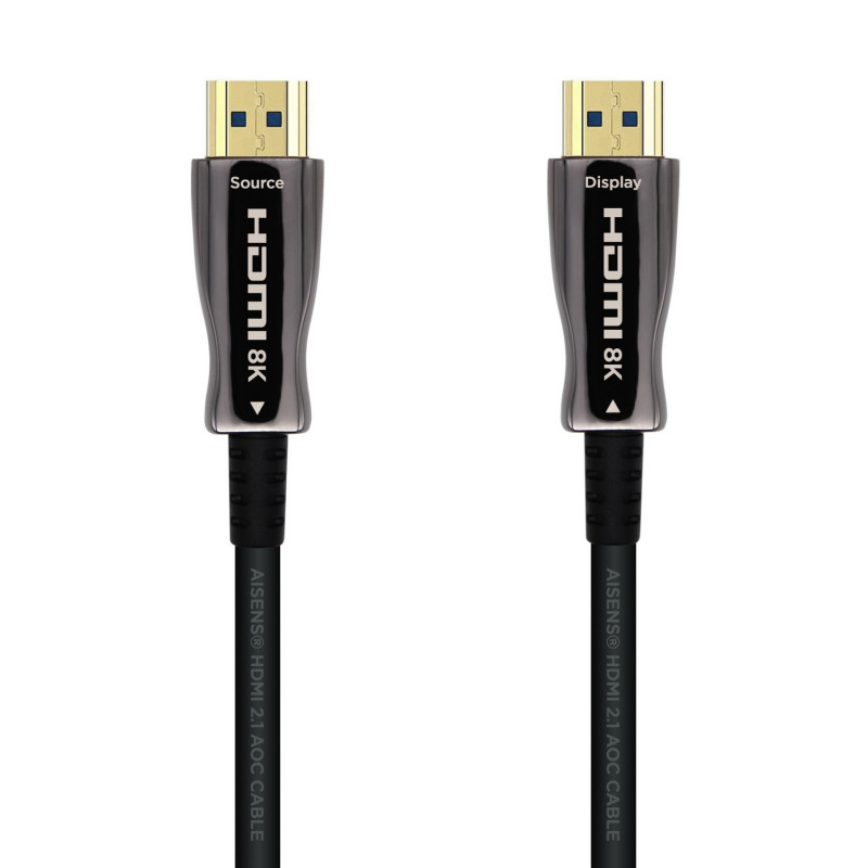 CABLE HDMI V2.1 AOC ULTRA ALTA VELOCIDAD / HEC 8K@60HZ 4K@120HZ 4:4:4 48GBPS, A/M-A/M, NEGRO, 20M