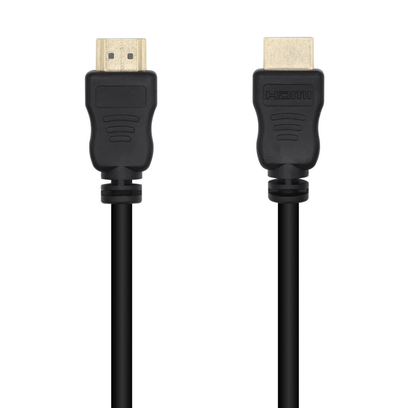 CABLE HDMI V1.4 ALTA VELOCIDAD 14+1 CCS, A/M-A/M, NEGRO, 2.0M