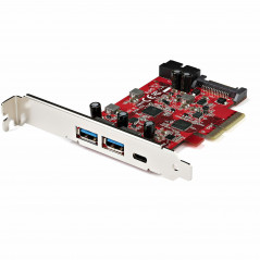 TARJETA PCIE DE 5 PUERTOS USB -TARJETA PCI EXPRESS USB 3.1 GEN2 10GBPS CON 1 PUERTO USB-C Y 2 PUERTO