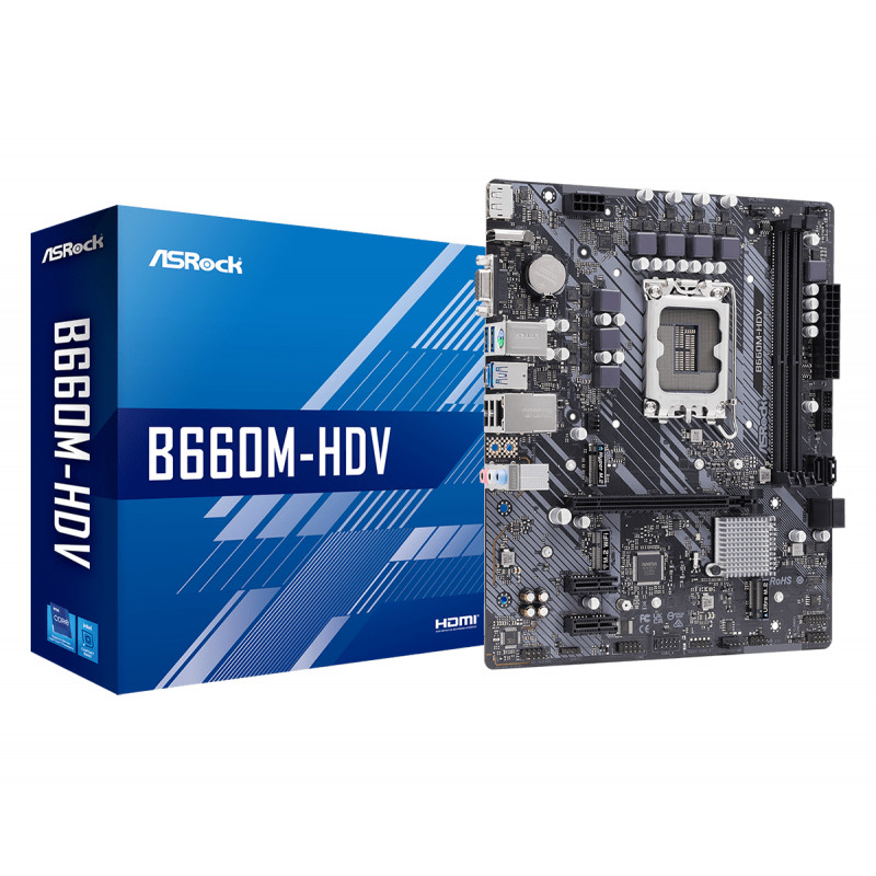 B660M-HDV INTEL B660 LGA 1700 MICRO ATX