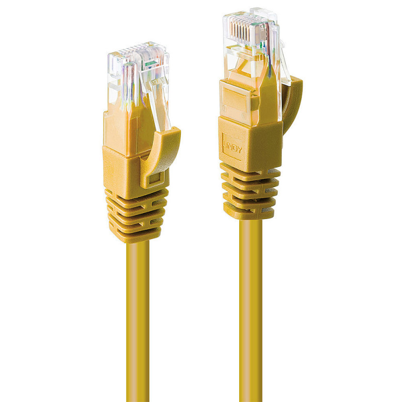 48062 CABLE DE RED AMARILLO 1 M CAT6 U/UTP (UTP)