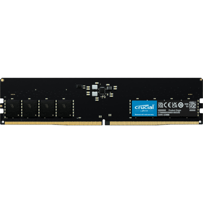 CT16G48C40U5 MÓDULO DE MEMORIA 16 GB 1 X 16 GB DDR5 4800 MHZ ECC