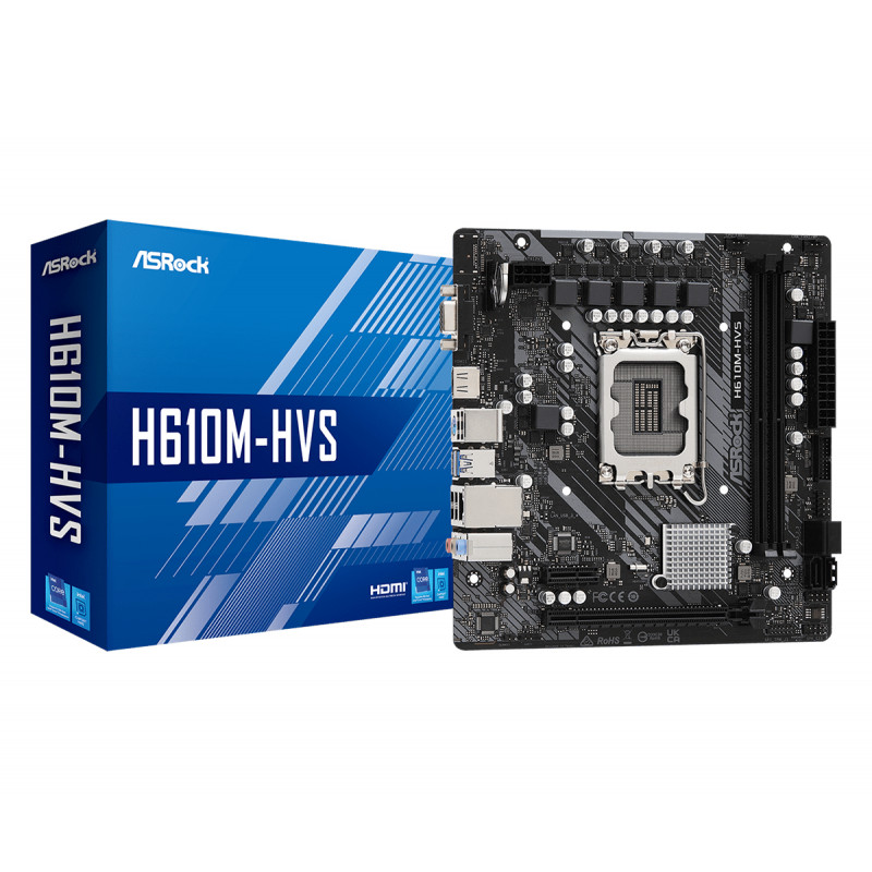 H610M-HVS INTEL H610 LGA 1700 MICRO ATX