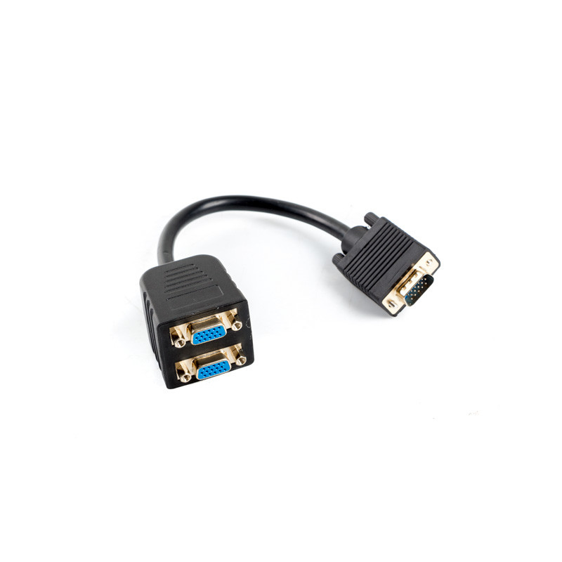 AD-0020-BK CABLE VGA 0,2 M VGA (D-SUB) 2 X VGA (D-SUB) NEGRO