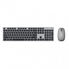 W5000 TECLADO RF INALÁMBRICA + USB QWERTY ESPAÑOL GRIS