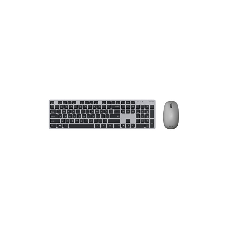 W5000 TECLADO RF INALÁMBRICA + USB QWERTY ESPAÑOL GRIS