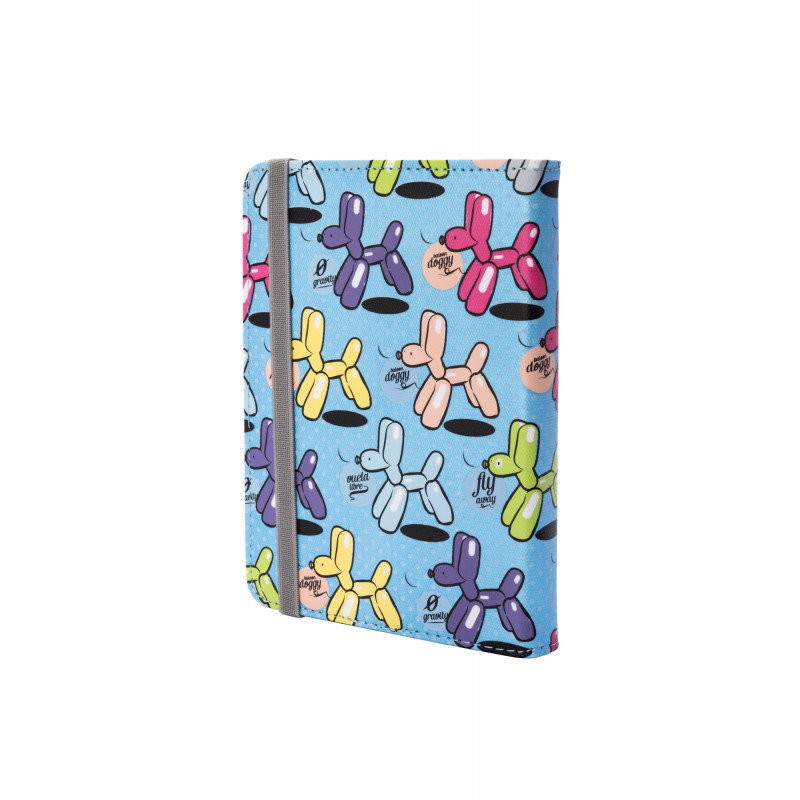 FUNDA UNIVERSAL CASE BALLOONS BLUE METAL PARA EBOOK DE 6 PULGADAS