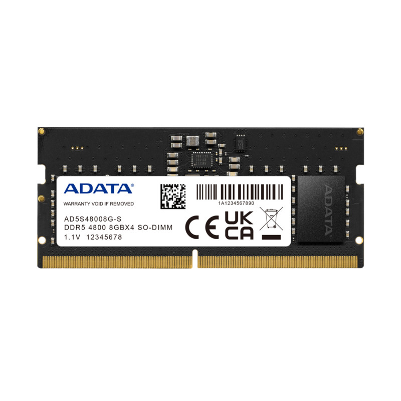 AD5S48008G-S MÓDULO DE MEMORIA 8 GB 1 X 8 GB DDR5 4800 MHZ ECC