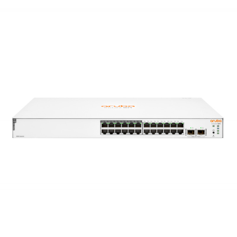 ARUBA INSTANT ON 1830 24G 12P CLASS4 POE 2SFP 195W GESTIONADO L2 GIGABIT ETHERNET (10/100/1000) ENER