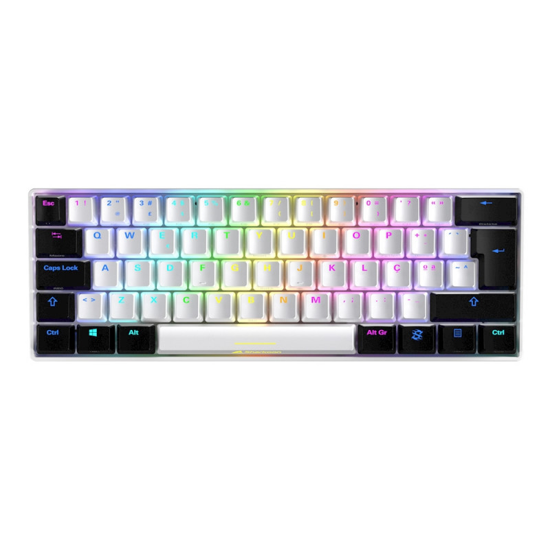 SGK50 S4 TECLADO USB QWERTY ESPAÑOL BLANCO