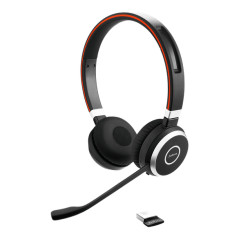 EVOLVE 65 AURICULARES INALÁMBRICO Y ALÁMBRICO DIADEMA LLAMADAS/MÚSICA USB TIPO A BLUETOOTH BASE DE C