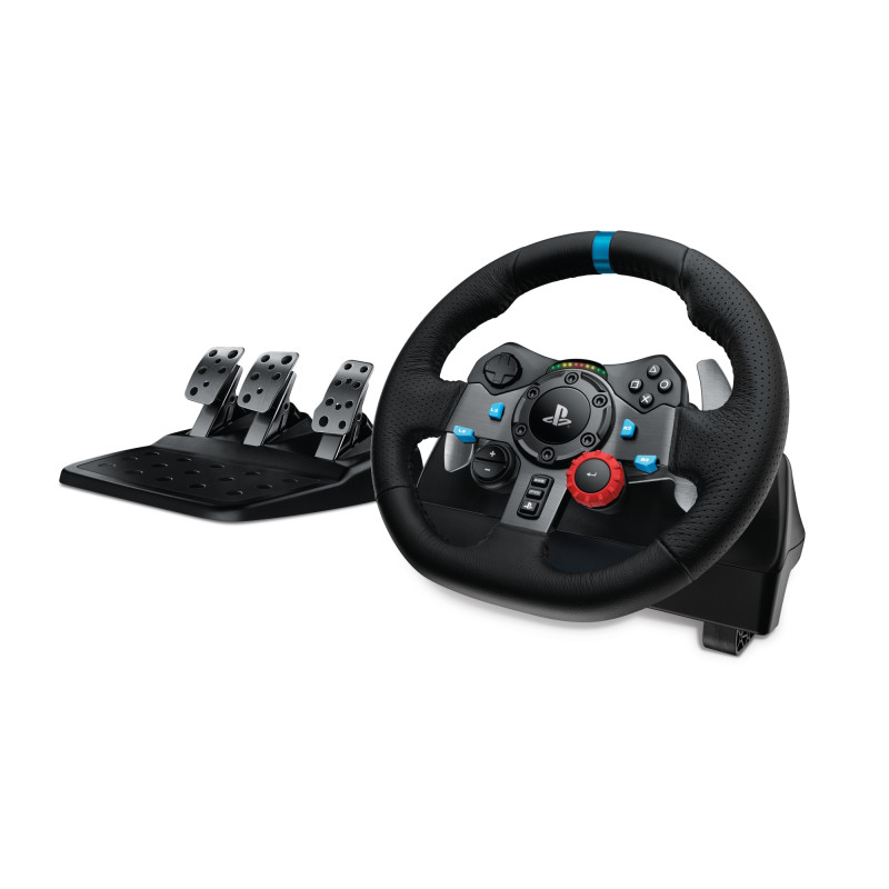 G29 DRIVING FORCE RACING WHEEL FOR PLAYSTATION®5 AND PLAYSTATION®4 NEGRO USB 2.0 VOLANTE + PEDALES A