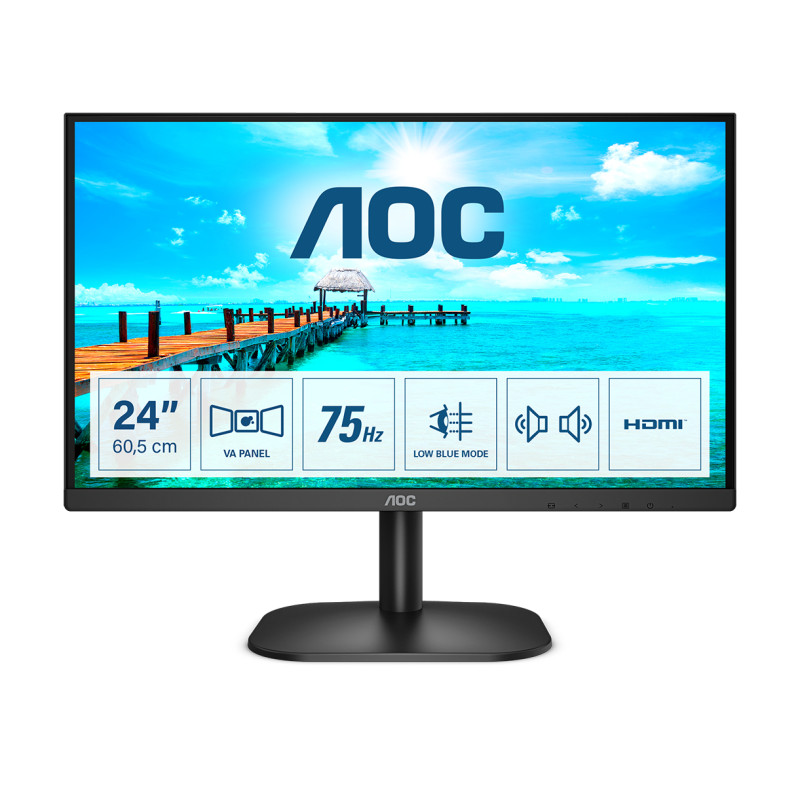 B2 24B2XDAM LED DISPLAY 60,5 CM (23.8\") 1920 X 1080 PIXELES FULL HD NEGRO