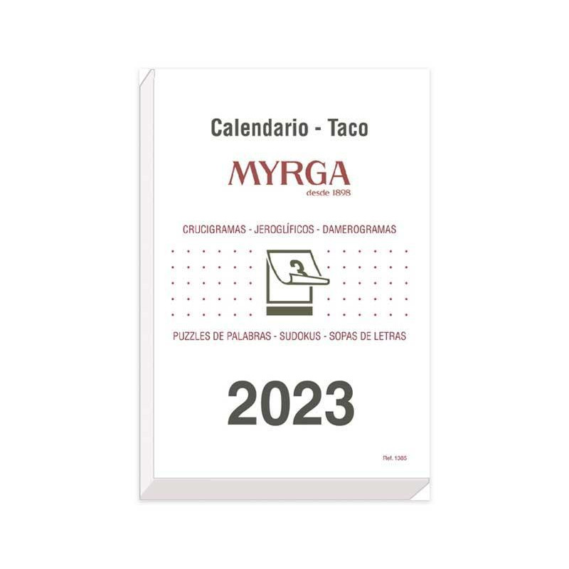 CALENDARIO 2023 MYRGA "TACO MURAL" 14x20cm