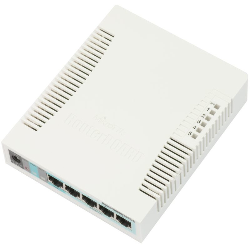 RB260GS GIGABIT ETHERNET (10/100/1000) ENERGÍA SOBRE ETHERNET (POE) BLANCO