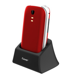 E200 MAX AUDIO 2 7,11 CM (2.8\") 114 G ROJO TELÉFONO PARA PERSONAS MAYORES