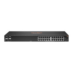 ARUBA 6100 24G 4SFP+ GESTIONADO L3 GIGABIT ETHERNET (10/100/1000) 1U NEGRO