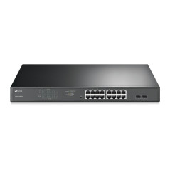 TL-SG1218MPE GESTIONADO GIGABIT ETHERNET (10/100/1000) NEGRO ENERGÍA SOBRE ETHERNET (POE)