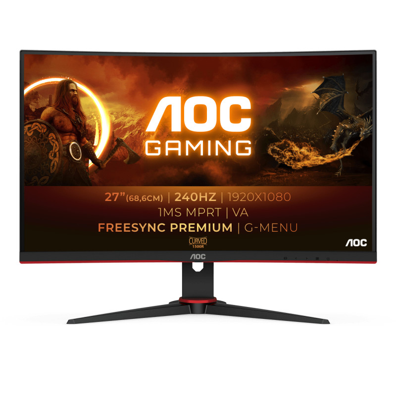 G2 C27G2ZE/BK PANTALLA PARA PC 68,6 CM (27\") 1920 X 1080 PIXELES FULL HD LED NEGRO, ROJO