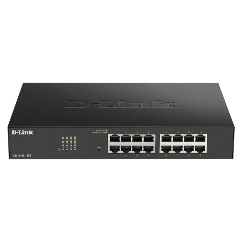 DGS-1100-24PV2 SWITCH GESTIONADO GIGABIT ETHERNET (10/100/1000) ENERGÍA SOBRE ETHERNET (POE) NEGRO