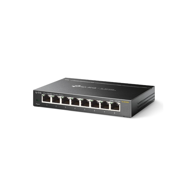 TL-SG108S NO ADMINISTRADO L2 GIGABIT ETHERNET (10/100/1000) NEGRO