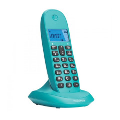 C1001 TELÉFONO DECT IDENTIFICADOR DE LLAMADAS TURQUESA