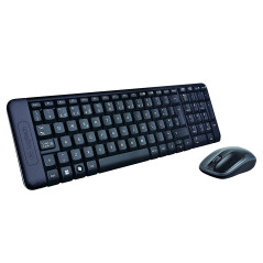 WIRELESS COMBO MK220 TECLADO USB ESPAÑOL NEGRO