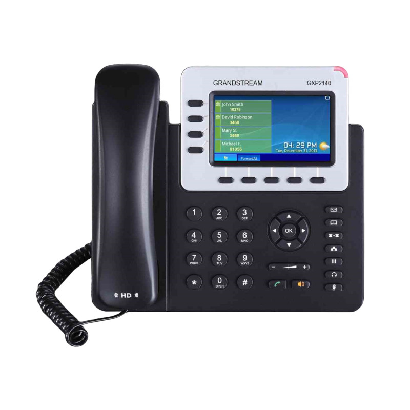 GXP2140 TELÉFONO IP NEGRO 4 LÍNEAS LCD