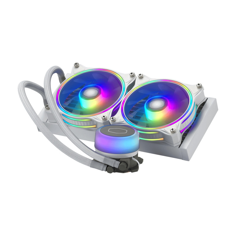 MASTERLIQUID ML240 ILLUSION WHITE EDITION PROCESADOR ALL-IN-ONE LIQUID COOLER BLANCO