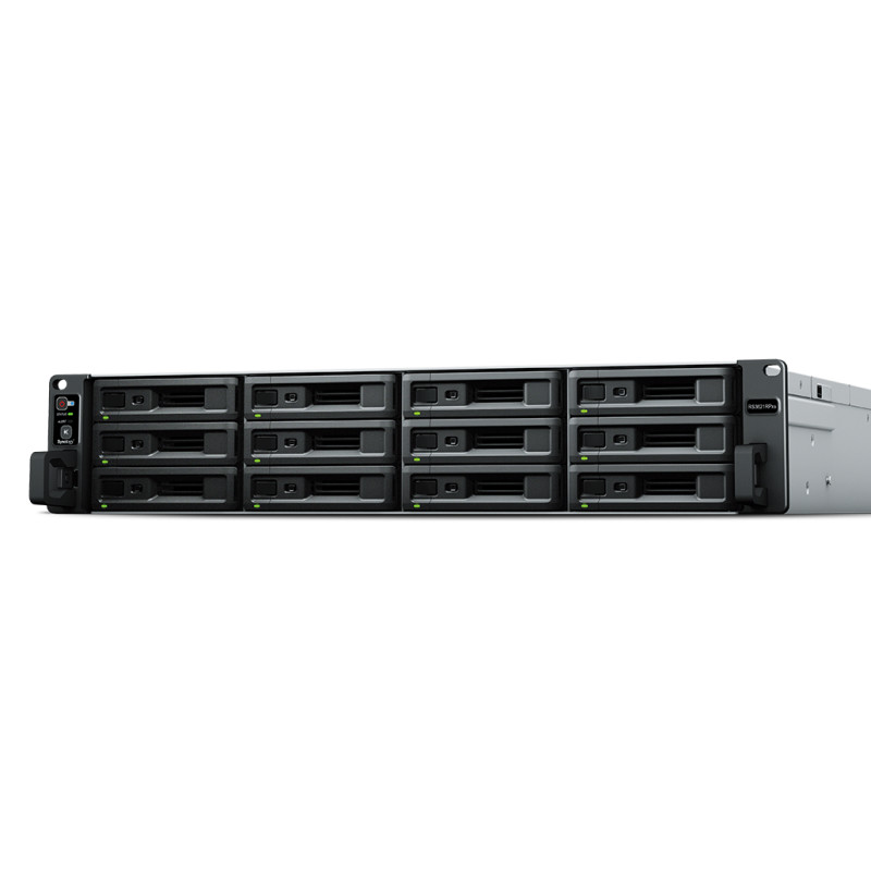 RACKSTATION RS3621RPXS SERVIDOR DE ALMACENAMIENTO BASTIDOR (2U) ETHERNET NEGRO D-1531