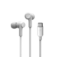 ROCKSTAR AURICULARES DENTRO DE OÍDO USB TIPO C BLANCO