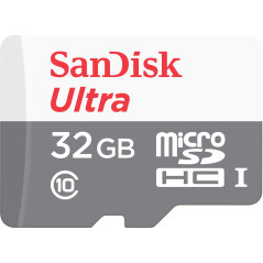 ULTRA MICROSDHC 32GB UHS-I + SD ADAPTER MEMORIA FLASH CLASE 10