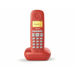 A170 TELÉFONO DECT ROJO IDENTIFICADOR DE LLAMADAS