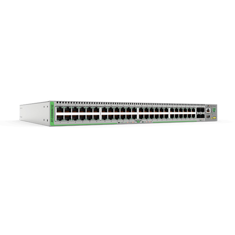 AT-GS980M/52-50 GESTIONADO GIGABIT ETHERNET (10/100/1000) GRIS