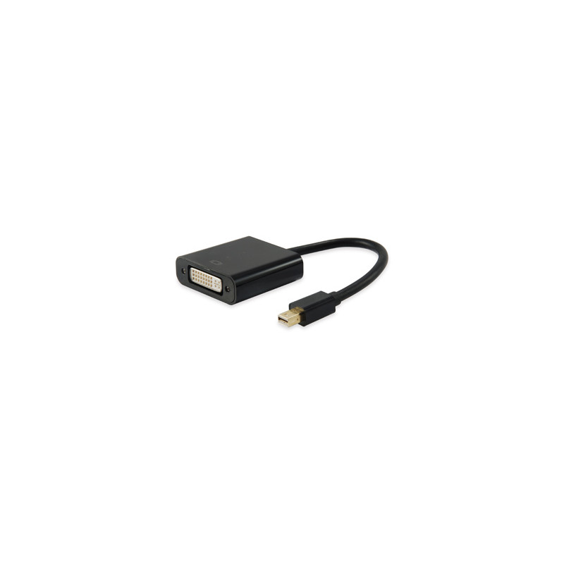 133433 ADAPTADOR DE CABLE DE VÍDEO MINI DISPLAYPORT DVI-I NEGRO