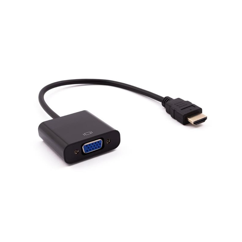 ADAPTADOR HDMI A VGA DE - MACHO/HEMBRA