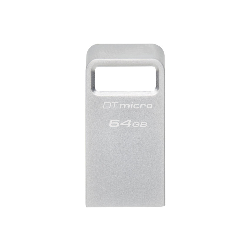 DATATRAVELER MICRO UNIDAD FLASH USB 64 GB USB TIPO A 3.2 GEN 1 (3.1 GEN 1) PLATA