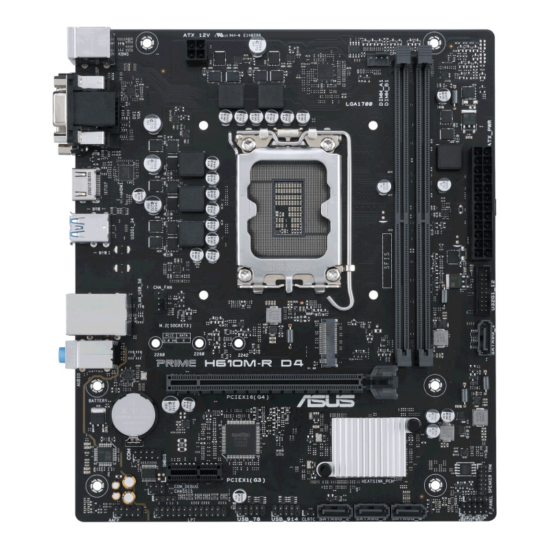 PRIME H610M-R D4 INTEL H610 LGA 1700 MICRO ATX