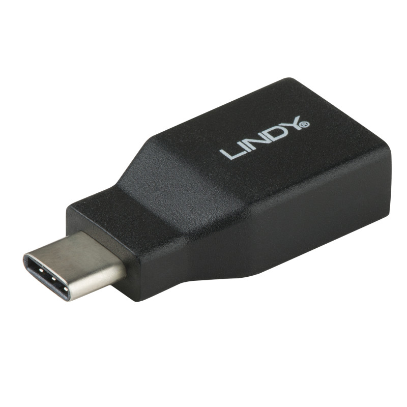 41899 CAMBIADOR DE GÉNERO PARA CABLE USB 3.1-C USB 3.1-A NEGRO
