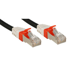 CAT.6 (A) SSTP / S/FTP PIMF PREMIUM 0.5M CABLE DE RED NEGRO 0,5 M