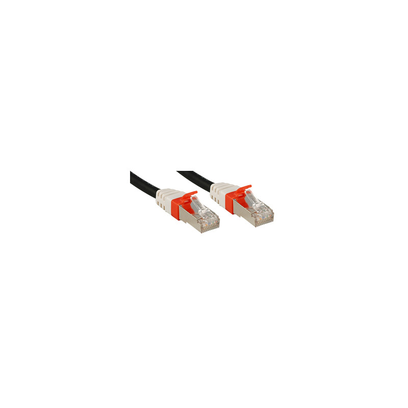 CAT.6 (A) SSTP / S/FTP PIMF PREMIUM 0.5M CABLE DE RED NEGRO 0,5 M