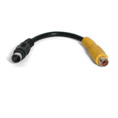 6 INCH S-VIDEO TO COMPOSITE VIDEO ADAPTER CABLE S-VÍDEO 0,15 M NEGRO