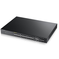 GS1920-24HP GESTIONADO L2 GIGABIT ETHERNET (10/100/1000) ENERGÍA SOBRE ETHERNET (POE) NEGRO