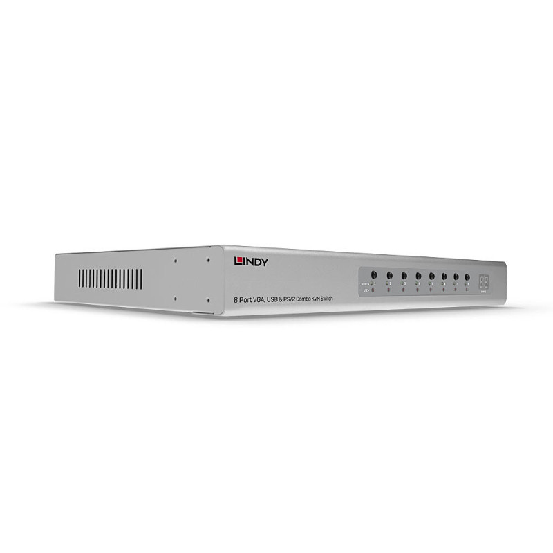 39526 INTERRUPTOR KVM MONTAJE EN RACK PLATA